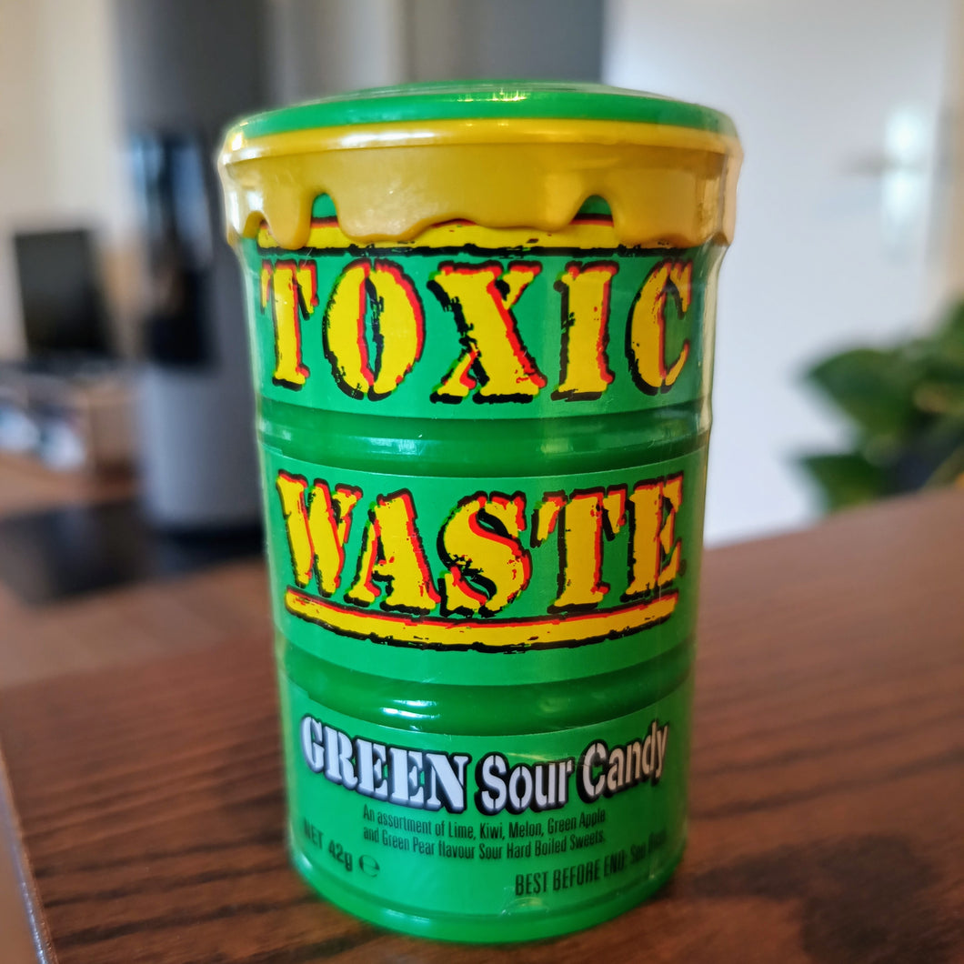 Toxic Waste Green Sour Candy