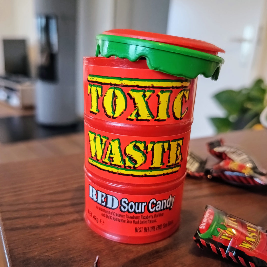 Toxic Waste RED Sour Candy